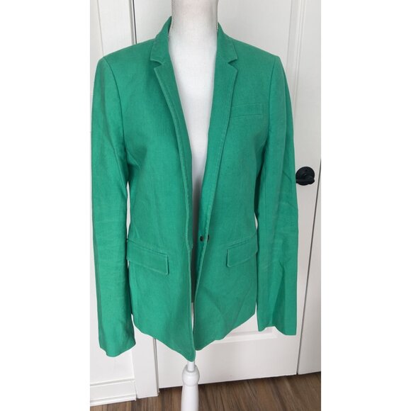 J.Crew Regent Blazer 100% Linen Size 8T
